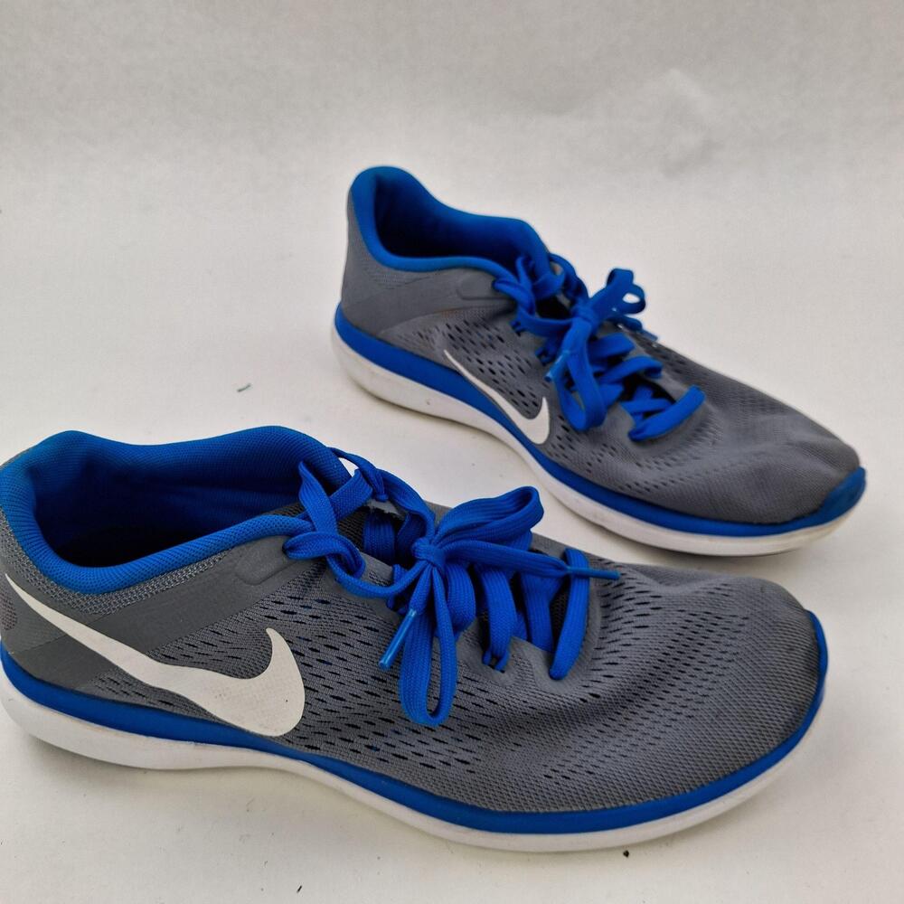 Nike Shoes Mens Size 8.5 Gray Blue Mesh Running Athletic Sneakers 830361-004